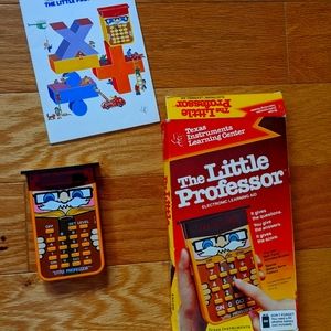Cute vintage Little Professor calculator